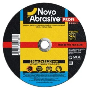 Schleifscheibe NOVOABRASIVE 1 230x6,0x22,23 mm, für Metall