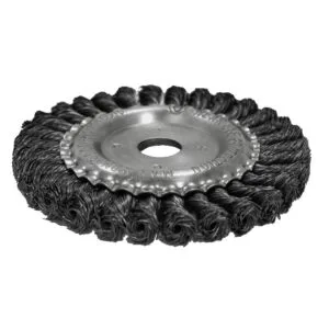 Ringbürste NovoTools, geflochten, Stahl, 175 x 22,2 mm