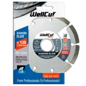 WellCut Diamantscheibe 125 x 22,23 mm, Segment