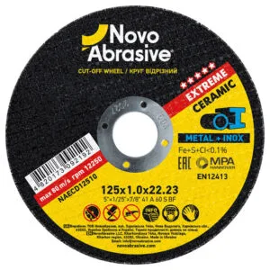Trennscheibe NovoAbrasive Extreme 41 125 x 1,0 x 22,23 mm, für Metall