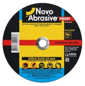Trennscheibe NOVOABRASIVE 41 230 x 2,5 x 22,23 mm, für Metall