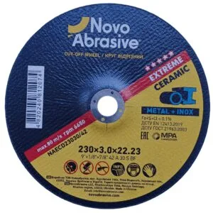 Trennscheibe NovoAbrasive Extreme 42 230 x 3,0 x 22,23 mm, für Metall