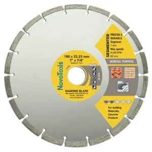 NovoTools Basic Diamanttrennscheibe 180 x 22,23 mm, Segment