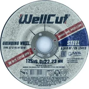 Schleifscheibe WellCut 27 125x6,0x22,23 mm, für Metall