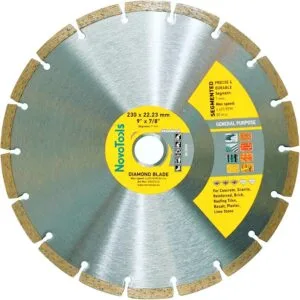 NovoTools Standard-Diamantscheibe 230 x 22,23 mm, Segment