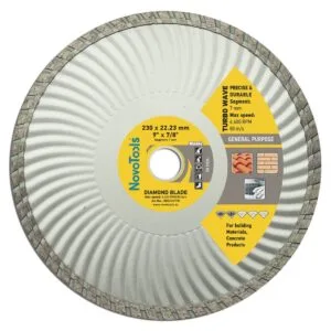 Diamanttrennscheibe NovoTools Basic 230 x 22,23 mm, Turbowelle