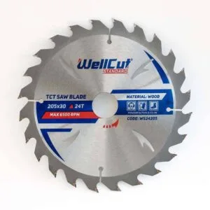 Sägeblatt WellCut 205x30, 24 Zähne
