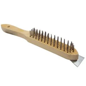 NovoTools Handschaberbürste, aus Holz