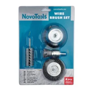 NovoTools Bohrbürsten-Set, 4-teilig.