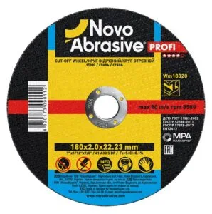 Trennscheibe NOVOABRASIVE 41 180 x 2,0 x 22,23 mm, für Metall