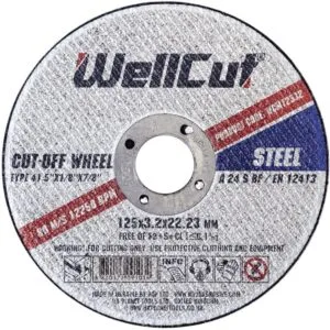 WellCut Trennscheibe 125 x 3,2 x 22,23 mm, für Metall