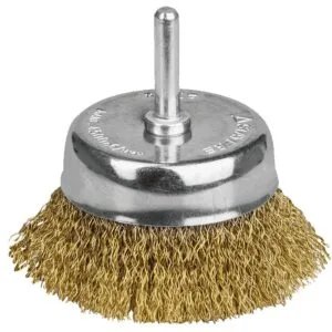 Endbürste NovoTools 75x6 mm, für Bohrmaschine, Welldraht