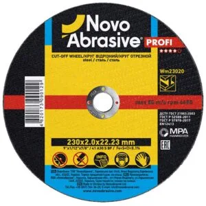 Trennscheibe NOVOABRASIVE 41 230 x 2,0 x 22,23 mm, für Metall