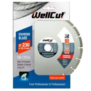 WellCut Diamanttrennscheibe 230 x 22,23 mm, Segment