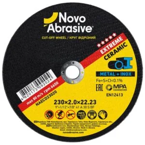Trennscheibe NovoAbrasive Extreme 41 230 x 2,0 x 22,23 mm, für Metall