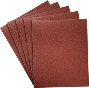 NovoAbrasive Schleifpapier, Stoffrücken, 230 mm x 280 mm, Körnung P180, 50 Stück