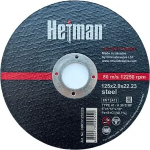 Trennscheibe Hetman 41 125 x 2,0 x 22,23 mm, für Metall