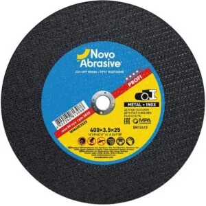 Trennscheibe NOVOABRASIVE 41 400 x 3,5 x 25,4 mm, für Metall
