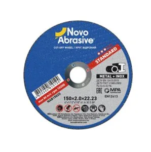 Trennscheibe NovoAbrasive Standard 41 150 x 2,0 x 22,23 mm, für Metall