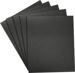 NovoAbrasive Schleifpapier wasserfest, SiC 230mm x 280mm, P2000, Set mit 50 Stück.
