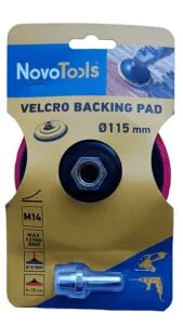 Universalscheibe für NovoTools Schleifscheiben 115 mm, mit Adapter