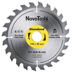 Sägeblatt NovoTools 190x30 mm, 24 Zähne