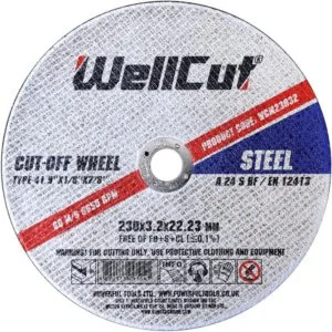 WellCut Trennscheibe 230 x 3,2 x 22,23 mm, für Metall