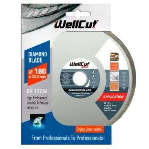 WellCut Diamanttrennscheibe 180 x 22,23 mm, Fliesen