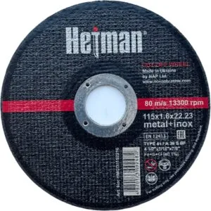 Trennscheibe Hetman 41 115 x 1,6 x 22,23 mm, für Metall