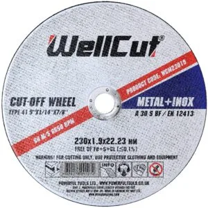 WellCut Trennscheibe 230 x 1,9 x 22,23 mm, für Metall