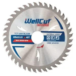 Sägeblatt WellCut 125x22,23 mm, 40 Zähne