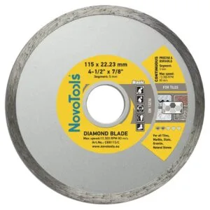 Diamantscheibe NovoTools Basic 115 x 22,23 mm, Fliesen