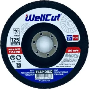 WellCut 29 Fächerscheibe 125x22,23 mm, P120