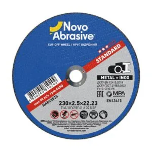 Trennscheibe NovoAbrasive Standard 41 230 x 2,5 x 22,23 mm, für Metall