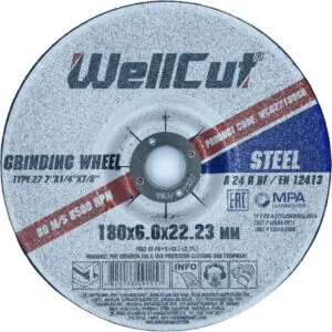 Schleifscheibe WellCut 27 180x6,0x22,23 mm, für Metall