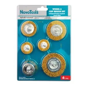 NovoTools Bohrbürsten-Set, 6-teilig.