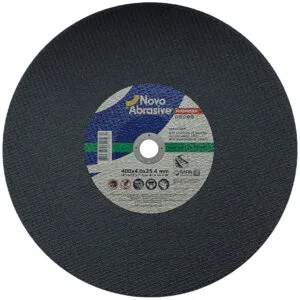 Trennscheibe NovoAbrasive Standard 41 400 x 4,0 x 25,4 mm, auf der Schiene, 100 m/s