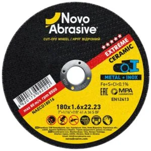 Trennscheibe NovoAbrasive Extreme 41 180 x 1,6 x 22,23 mm, für Metall
